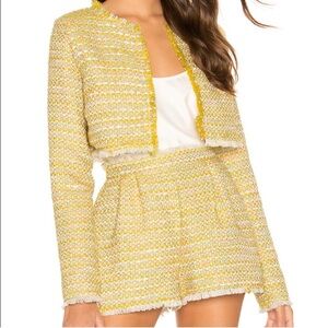 Revolve Lovers + Friends Analee Tweed Shorts AND jacket